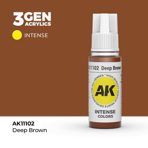 Pintura 3Gen - AK11102 Deep Brown 17ml