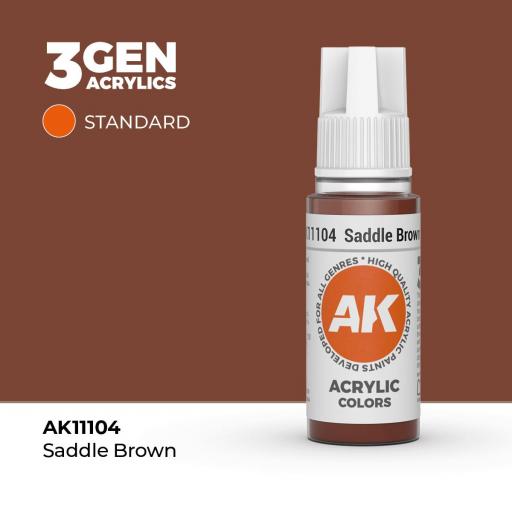 Pintura 3Gen - AK11104 Saddle Brown 17ml