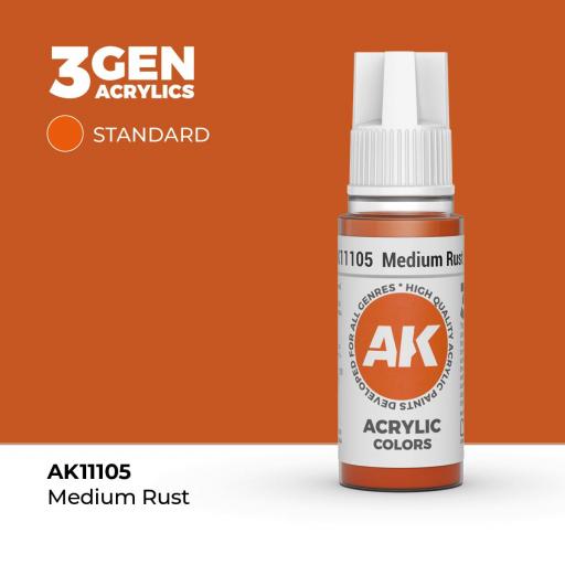 Pintura 3Gen - AK11105 Light Rust 17ml