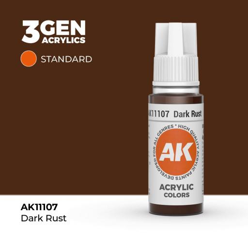 Pintura 3Gen - AK11107 Dark Rust 17ml