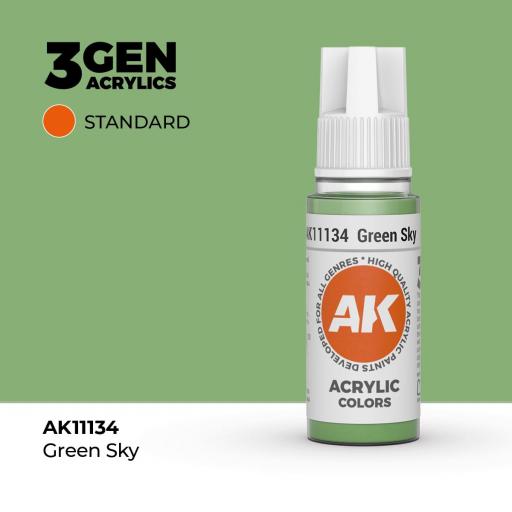 Pintura 3Gen - AK11134 Green Sky 17ml