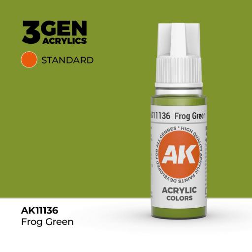 Pintura 3Gen - AK11136 Frog Green 17ml