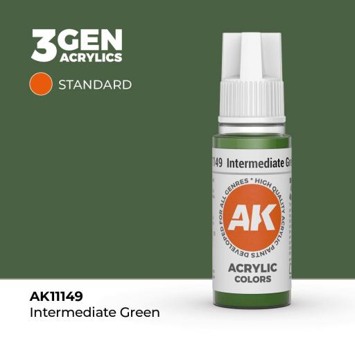 Pintura 3Gen - AK11149 Intermediate Green 17ml [0]