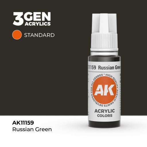 Pintura 3Gen - AK11159 Russian Green 17ml