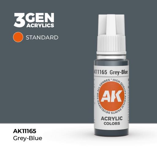 Pintura 3Gen - AK11165 Grey-Blue 17ml