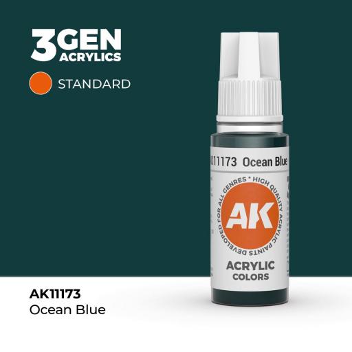 Pintura 3Gen - AK11173 Ocean Blue 17ml [0]