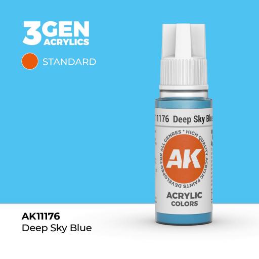 Pintura 3Gen - AK11176 Deep Sky Blue 17ml [0]