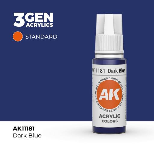 Pintura 3Gen - AK11181 Dark Blue 17ml [0]