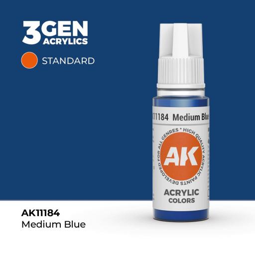 Pintura 3Gen - AK11184 Medium Blue 17ml