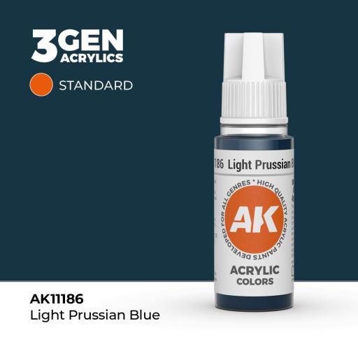 Pintura 3Gen - AK11186 Light Prussian Blue 17ml