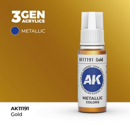 Pintura 3Gen - AK11191 Gold 17ml [0]