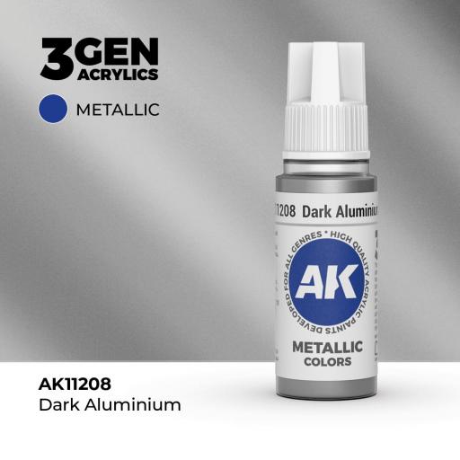 Pintura 3Gen - AK11208 Dark Aluminium 17ml [0]