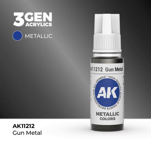 Pintura 3Gen - AK11212 Gun Metal 17ml [0]
