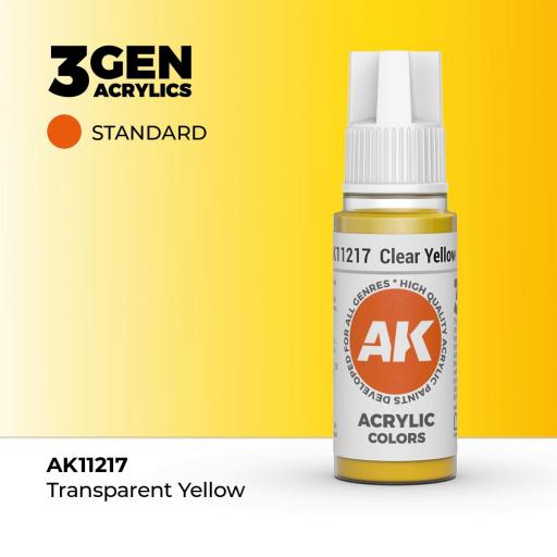 Pintura 3Gen - AK11217 Clear Yellow 17ml [0]