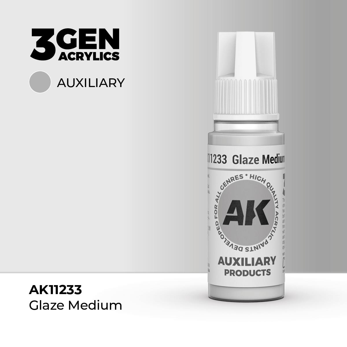 Pintura 3Gen - AK11233 Medium Veladuras - Glaze Medium