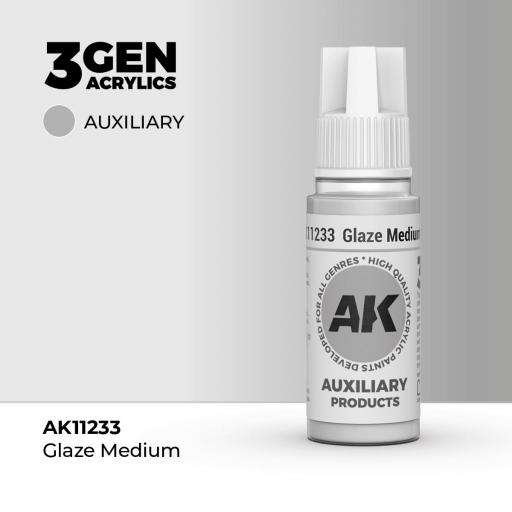 Pintura 3Gen - AK11233 Medium Veladuras - Glaze Medium