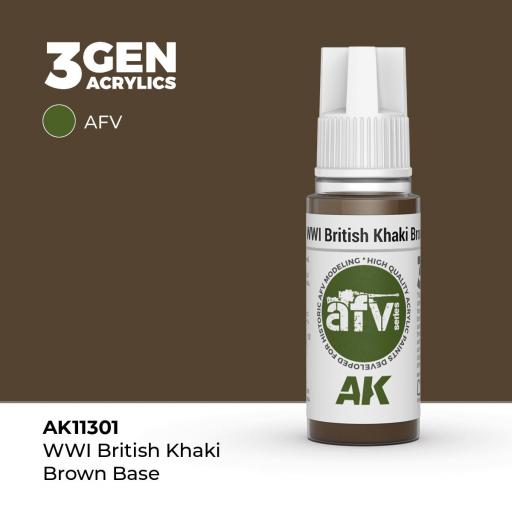 Pintura 3Gen - AK11301 WWI British Khaki Brown Base [0]
