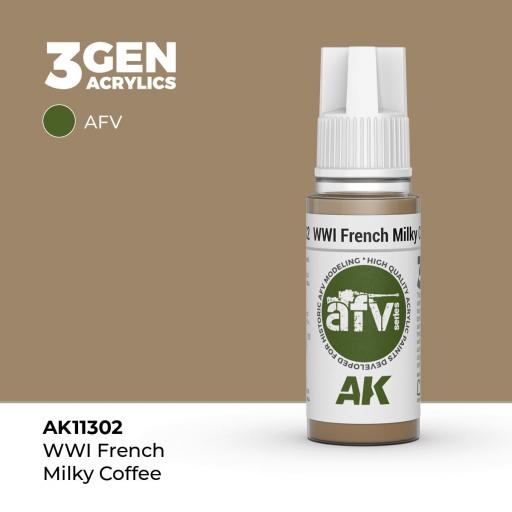 Pintura 3Gen - AK11302 WWI French Milky Coffee