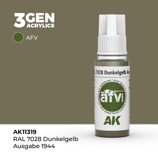 Pintura 3Gen - AK11319 RAL 7028 Dunkelgelb Ausgabe 1944