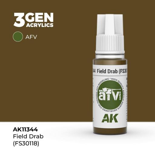 Pintura 3Gen - AK11344 Field Drab (FS30118) [0]