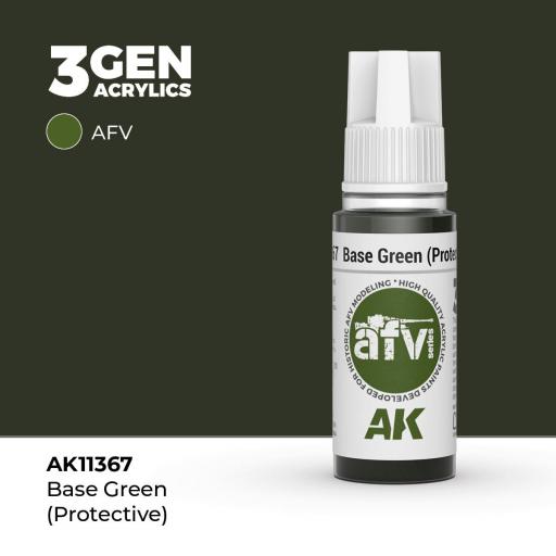 Pintura 3Gen - AK11367 Base Green (Protective) [0]