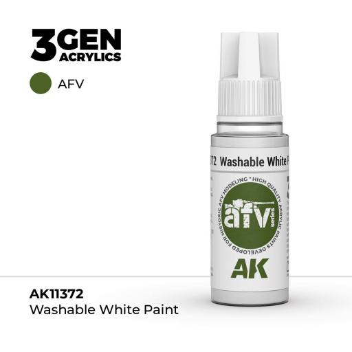 Pintura 3Gen - AK11372 Washable White Paint