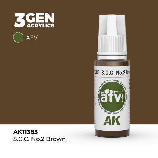 Pintura 3Gen - AK11385 S.C.C. No.2 Brown [0]
