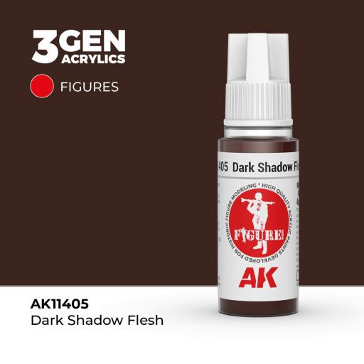 Pintura 3Gen - AK11405 Dark Shadow Flesh [0]