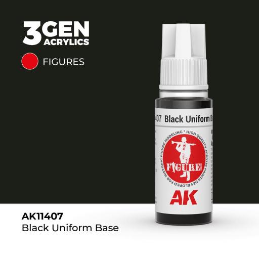 Pintura 3Gen - AK11407 Black Uniform Base [0]