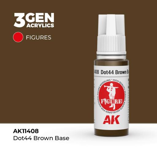 Pintura 3Gen - AK11408 Dot44 Brown Base
