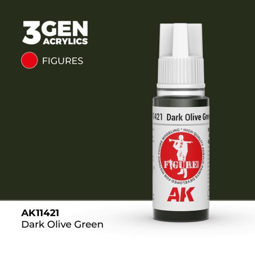 Pintura 3Gen - AK11421 Dark Olive Green