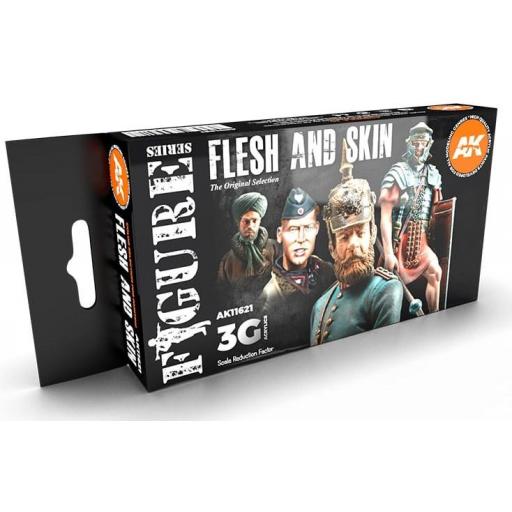 Set Pinturas AK Piel y Cuero