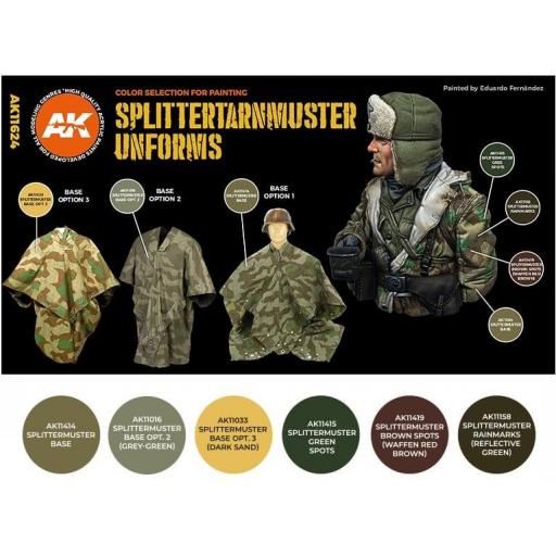 Set de Colores 3G Wehrmacht / Heer / Luftwaffe - Splittertarnmuster Uniform  [1]