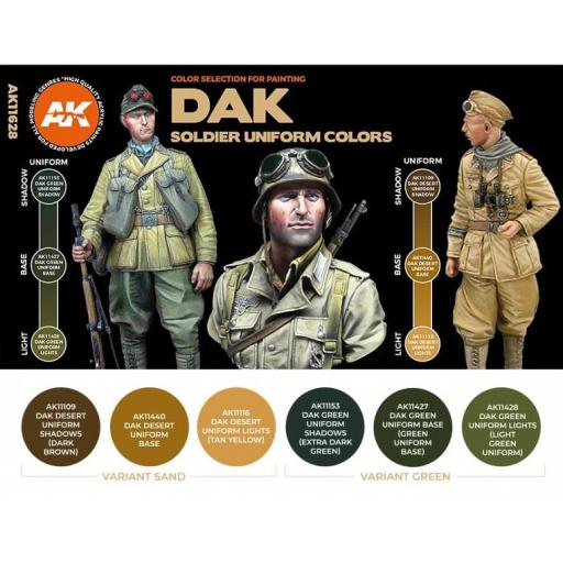 Set Colores 3 G - Uniformes Soldados Alemanes DAK  [1]