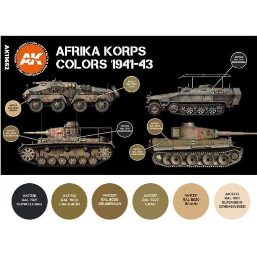 Set Colores 3G Afrika Korps 1941-43 [1]