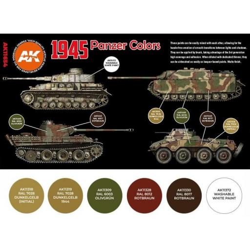 Set Colores 3G Panzer Alemanes 1945 [1]
