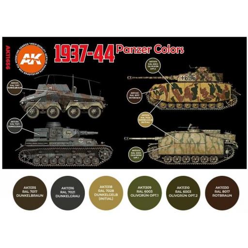 Set Colores 3G Panzer Alemanes 1937-44  [1]