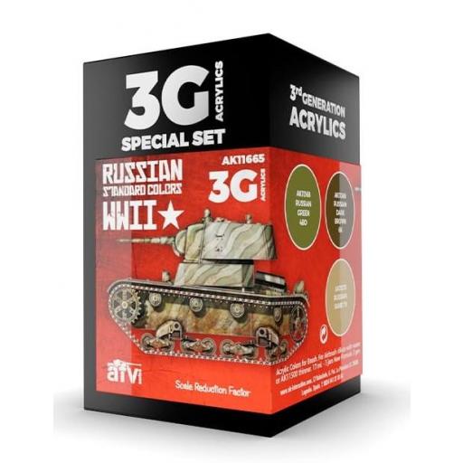 Set Colores 3G Rusos Standard WWII