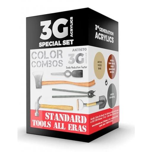 Set Colores 3G Herramientas Standard todas épocas