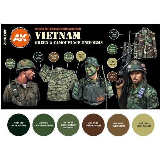 Set Colores 3G Verde y Camuflaje Vietnam  [1]