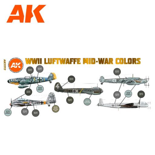 Set Colores 3G WWII Luftwaffe Mid-War  [1]