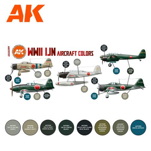Set Colores 3G WWII IJN Aircraft  [1]