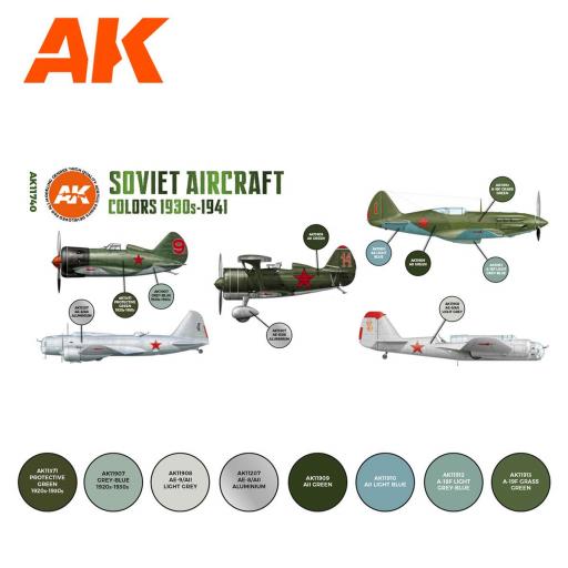 Set Colores 3G Soviet Aircraft  1930s-1941  [1]