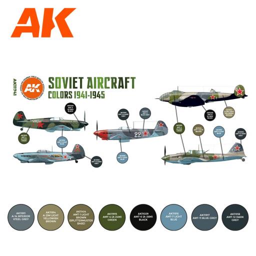 Set Colores 3G Soviet Aircraft  1941-1945  [1]