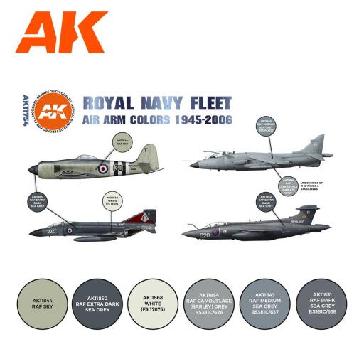 Set Colores 3G RN Fleet Air Arm Aircraft  1945-2010  [1]