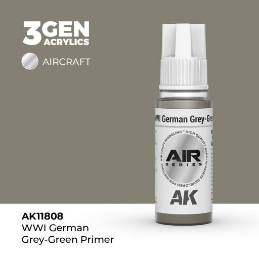 Pintura 3 Gen -  AK11808 WWI German Grey-Green Primer
