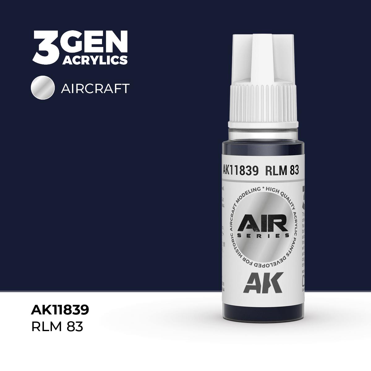 Pintura 3 Gen - AK11839 RLM 83
