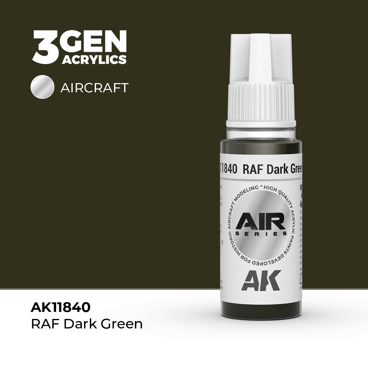 Pintura 3 Gen - AK11840 RAF Dark Green