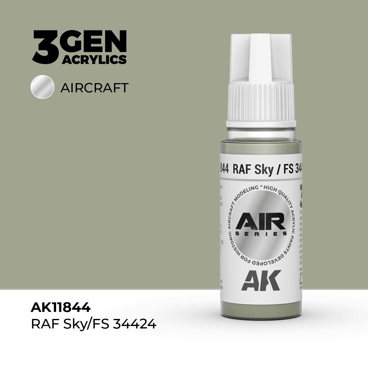 Pintura 3 Gen - AK11844 RAF Sky / FS 34424