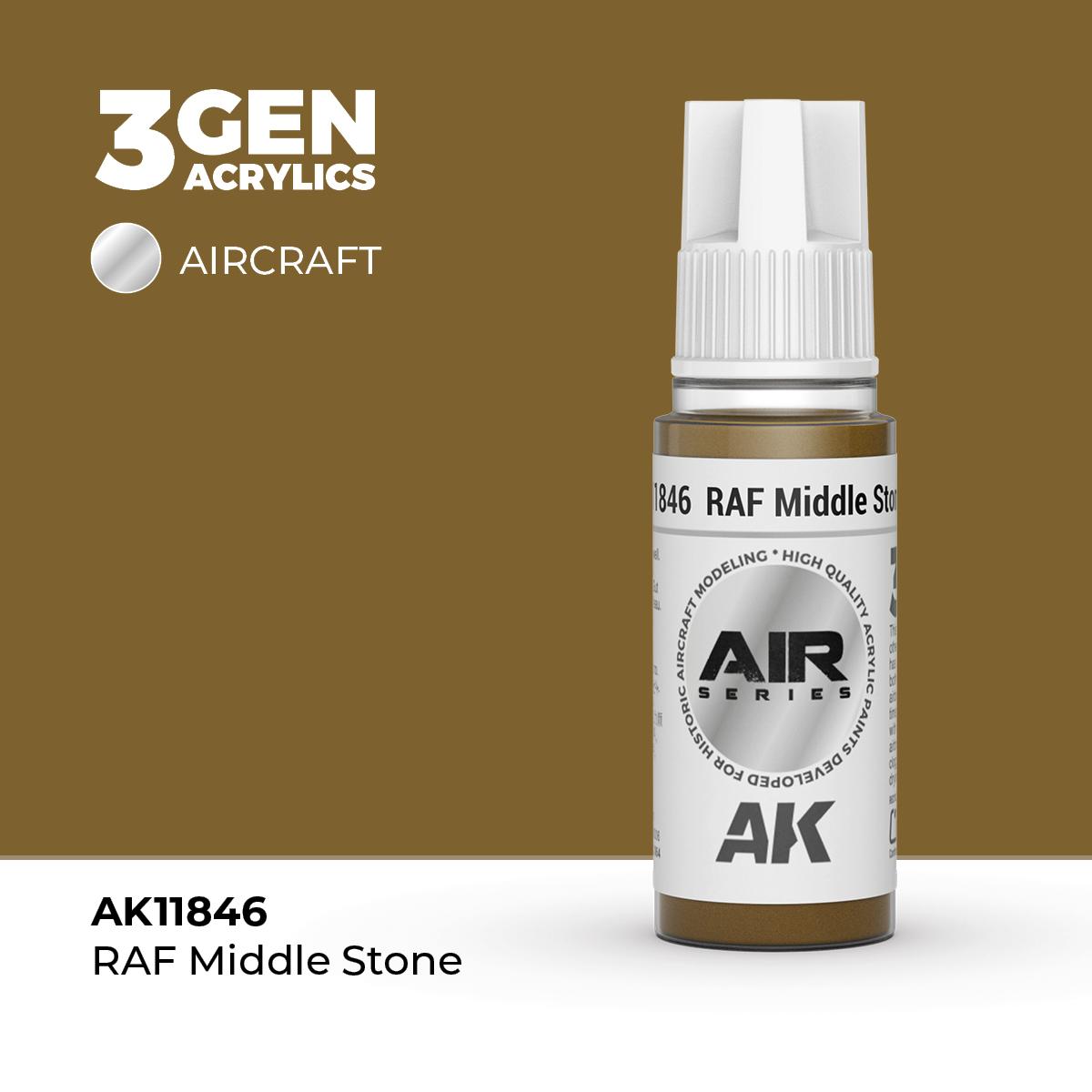 Pintura 3 Gen - AK11846 RAF Middle Stone